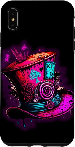 Vista 11 de Funda para iPhone 11 Pro Max We're All Mad Here Pink Steampunk Alicia en el país de las maravillas