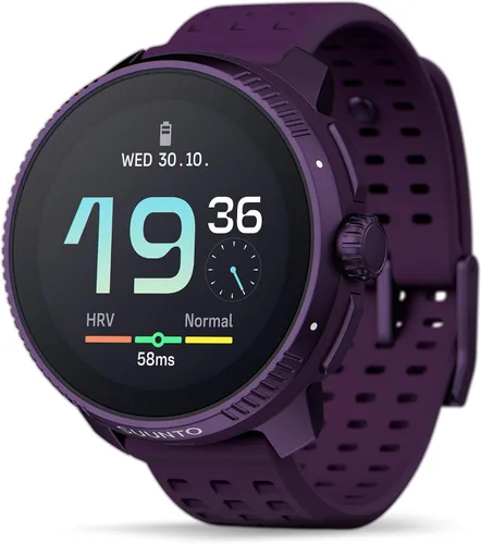 Vista 21 de SUUNTO Raza: Reloj deportivo GPS, pantalla a color AMOLED grande y Todo negro