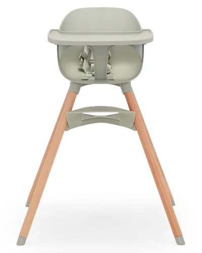 Vista 9 de Lalo The Chair Silla alta convertible 3 en 1 para bebés y niños pequeños, bandeja apta para lavavajillas, reposapiés ajustable, arándano