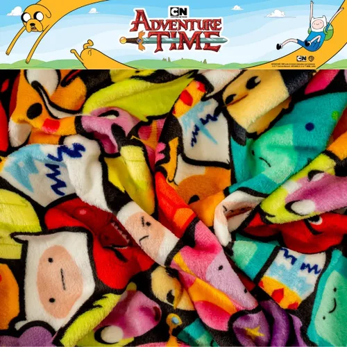 Vista 3 de Adventure Time Ricardio Bedding - Manta de felpa súper suave y acogedora, 46 x 60 pulgadas, (producto oficial) por Franco Collectibles