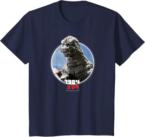 Vista 77 de Godzilla 1984 El regreso de Godzilla Icons of Toho - Camiseta pequeña Negro
