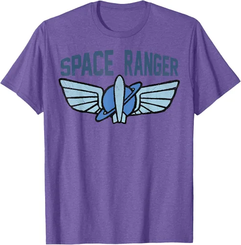 Vista 7 de Disney Pixar Toy Story 4 Buzz Lightyear Space Ranger Badge - Camiseta, Negro, S