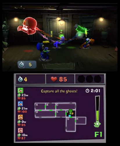 Vista 5 de Nintendo Selects Luigis Mansion Dark Moon - Nintendo 3DS