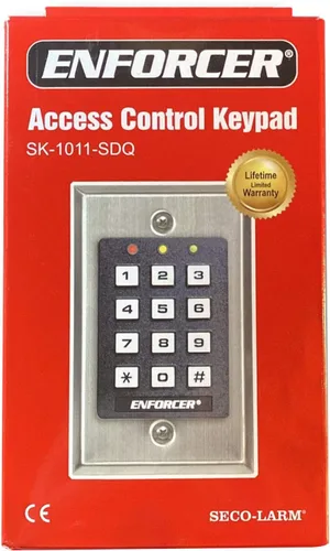 Vista 3 de Seco-Larm Enforcer Teclado de Control de Acceso (SK-1011-SDQ)