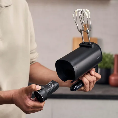 Vista 2 de ZWILLING Xtend - Juego de batidoras de mano inalámbricas, batidora de mano eléctrica de 3 velocidades con batidores y ganchos para masa, potente