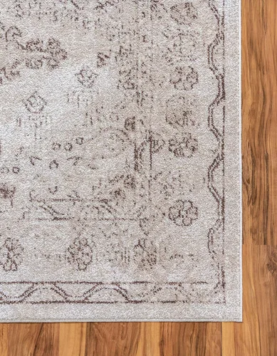 Vista 8 de Unique Loom Utopia Collection Alfombra tradicional, geométrica, tribal, tonos cálidos beige (9 pies 0 x 12 pies 0)