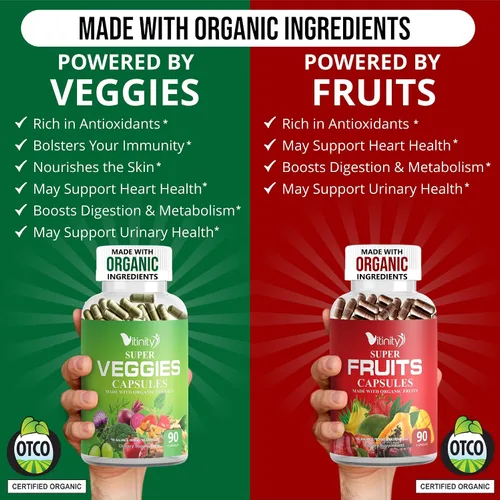 Vista 14 de VITINITY Super Greens - Gomitas multivitamínicas Hechas con 30 superalimentos reales, verduras, hierbas, frutas para adultos y niños para aumentar