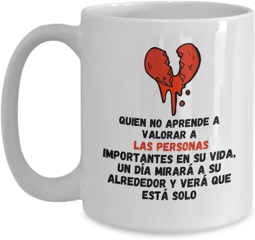 Vista 3 de Presente de cumpleaños Taza de café original Afirmaciones para hermano, amigos