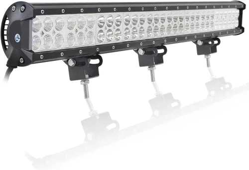 Vista 16 de AUXTINGS Barra de luz LED de trabajo de 12 pulgadas de 72 W con foco de inundación para todoterreno, para jeep, todoterreno, furgoneta, caravana