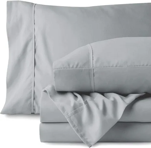 Vista 19 de 500TC Hoja de Super Calidad Ropa De Cama fija 100% algodón egipcio 4pc Set 24" pulgadas bolsillo extra profundo