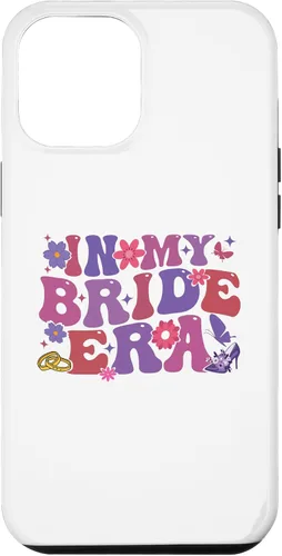 Vista 6 de Funda para iPhone 14 In My Bride Era Groovy Bride Despedida de soltera