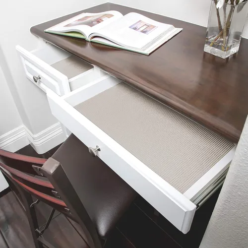 Vista 3 de Smart Design - Forro clásico para estantes y cajones, 12 pulgadas x 20 pies, no adhesivo, con agarre fuerte, protege y personaliza la organización