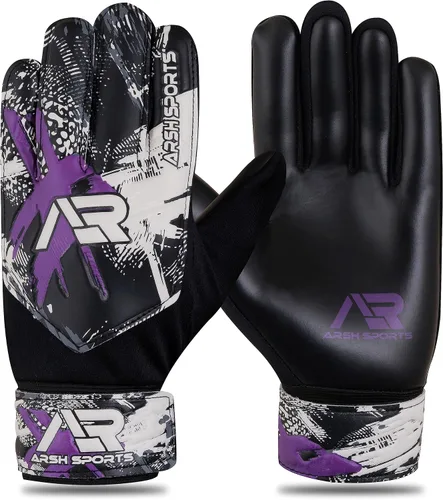 Vista 15 de Guantes de portero de fútbol, guantes de portero de fútbol para niños, jóvenes y niños con protección doble en la muñeca y palma de súper agarre