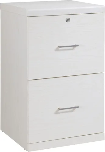 Vista 13 de OSP Home Furnishings Alpine Archivador de 2 cajones con cajón superior de bloqueo y sistema de fijación de bloqueo, vertical, negro