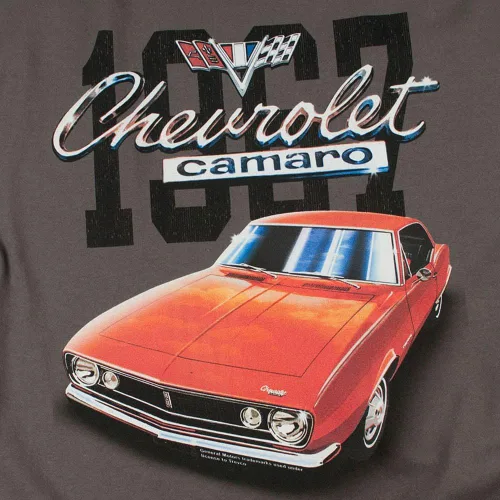 Vista 3 de Popfunk Camiseta clásica para coche Chevy Camaro 1967