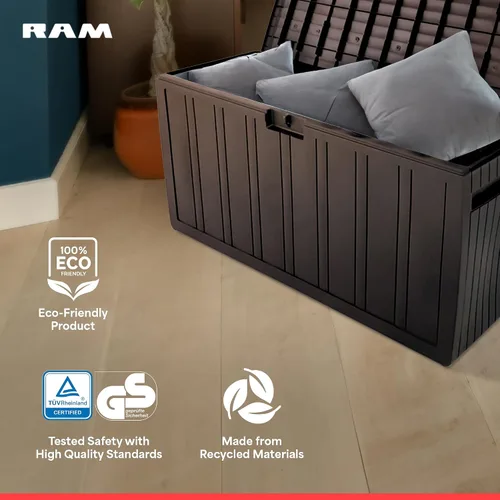 Vista 5 de Ram Quality Products Cubierta de plástico de 71 galones para almacenamiento