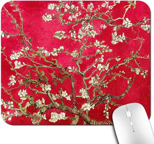 Vista 39 de Alfombrilla de mouse con diseño de avión volando sobre jardín, oficina/para juegos, 24 x 20 cm, alfombrilla antideslizante para escritorio, paisaje