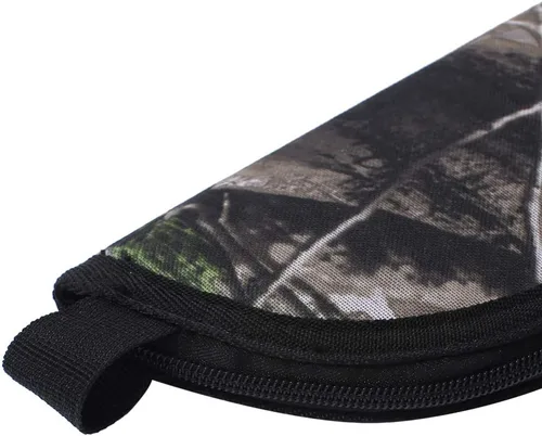 Vista 7 de Funda de escopeta suave para rifles sin mira Long Gun Padded Carrying Bag for Hunting and Shooting Camouflaje