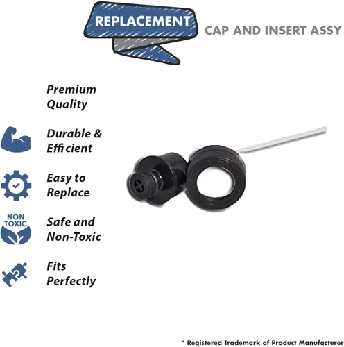 Vista 2 de Pieza de repuesto para Bissell 1400 1425 Cap and Insert Assy, Little Green # comparar con la parte 2035014