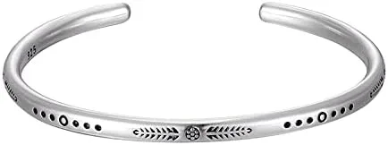 Vista 2 de TTNDstore - Juego de pulseras bohemias con dijes chapados en plata 925 con diseño de budismo tibetano, con nudo de la suerte, joyería