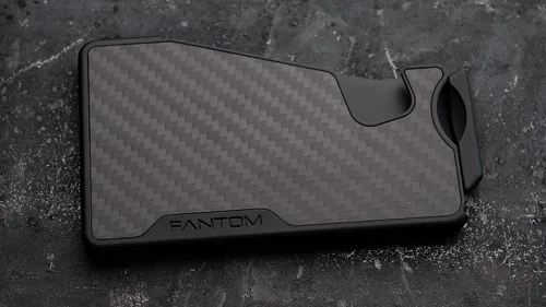 Vista 8 de FANTOM portafolios, color negro aluminio, Negro
