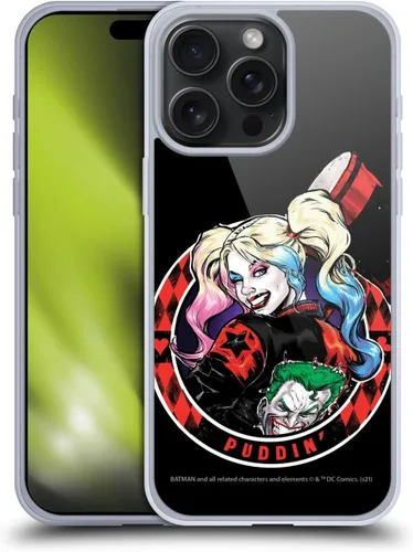 Vista 62 de Head Case Designs Funda de gel suave con licencia oficial de Batman DC Comics Bubblegum Harley Quinn Graphics compatible con Apple iPhone 7
