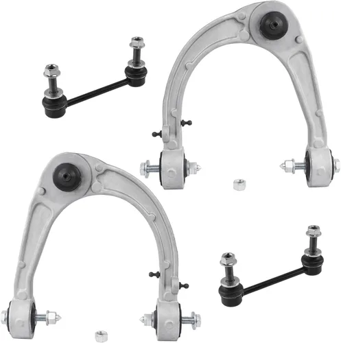 Vista 168 de Detroit Axle - Barras estabilizadoras de brazos de control delanteros 4WD para Ford 2005-2008 F-150 Lincoln Mark LT, 2 brazos de control superiores