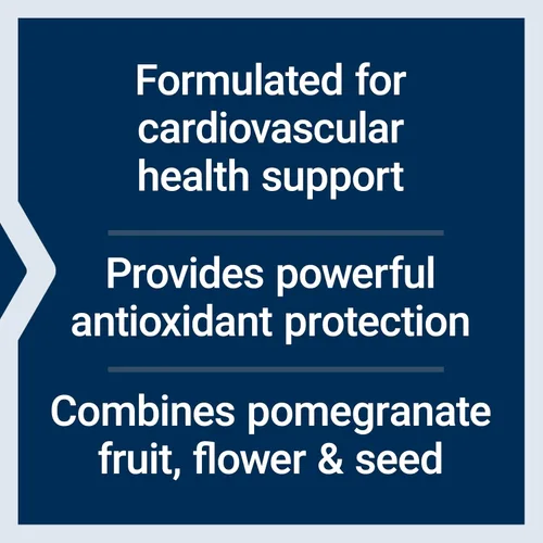 Vista 4 de Life Extension Granada completa, extracto de fruta, flor, extracto de aceite de semilla, salud cardiovascular, apoyo antioxidante, suplemento