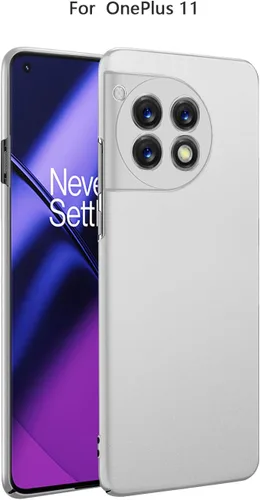 Vista 2 de Bastmei Funda para Oneplus 11 5G (2023), extremadamente ligera, ultra ligera, súper delgada, protección de cámara, carcasa de PC dura para Oneplus