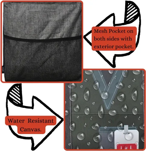 Vista 78 de NGIL Bolsa de comestibles reutilizable extra grande plegable de gran tamaño para comestibles, almacenamiento, picnic, playa, Estampado