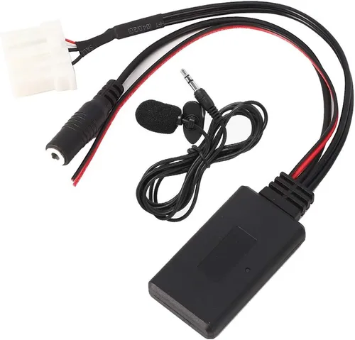 Vista 8 de KIMISS Adaptador de coche Bluetooth 5.0 con micrófono, para Mazda 2 3 5 6 RX8, cable de entrada auxiliar para llamadas manos libres y transmisión