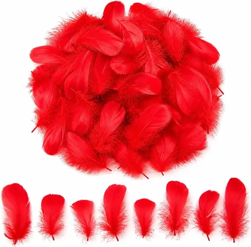 Vista 9 de 300 piezas de plumas negras de 2-3 pulgadas, plumas a granel para manualidades, accesorios para atrapasueños, proyectos de arte, manualidades DIY