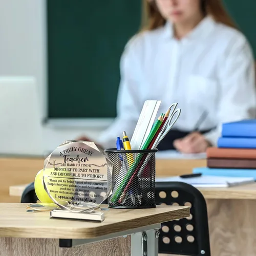 Vista 4 de Los mejores regalos de agradecimiento para profesores para mujeres, regalos de agradecimiento para profesores, de parte de estudiantes, graduación