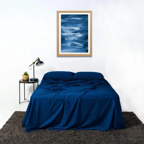 Vista 17 de THE LAD COLLECTIVE Juego de ropa de cama 2.0 – Juego de sábanas y fundas de almohada de 4 piezas, mezcla de algodón personalizada, suave, cómodo