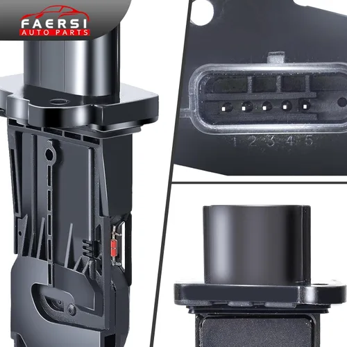 Vista 19 de Medidor de sensor de flujo de aire masivo MAF compatible con Ford con E-150 4.6L, 5.4L 2004-2014, para Ford E-150 Club Wagon 5.4L Reemplazo