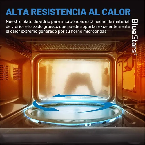 Vista 6 de Placa de vidrio para microondas BlueStars de 10.6"/27cm [Actualizado 2025] - Reemplaza WB48X21336 BT-3112 - Compatible con microondas Panasonic