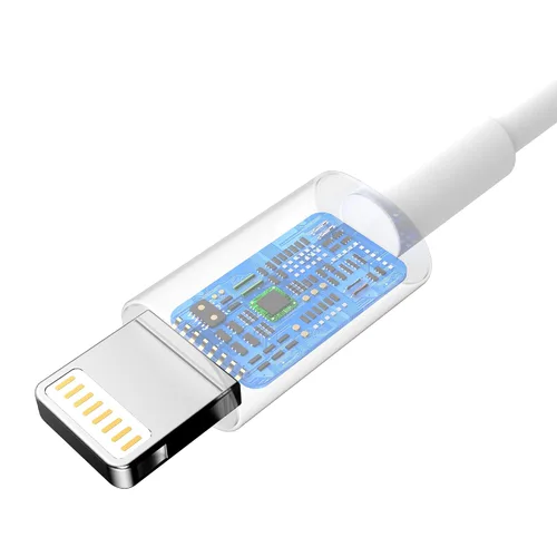 Vista 2 de Cable USB C a Lightning de 2 unidades de 0.91 m, paquete de 3 pies [certificado MFi], cable de carga rápida para iPhone, suministro de energía