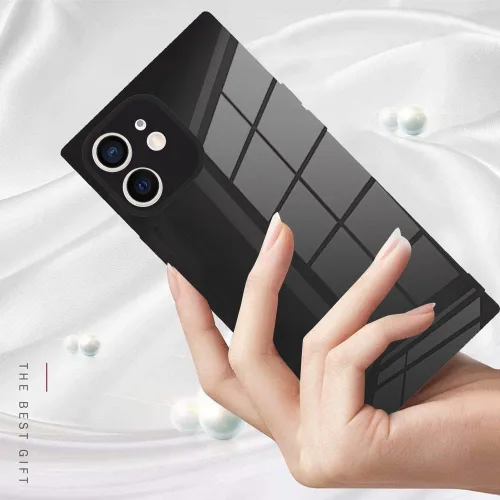 Vista 5 de LSL Funda compatible con iPhone 11 de poliuretano termoplástico suave negro, anticaídas, antiarañazos, absorción de golpes, funda protectora