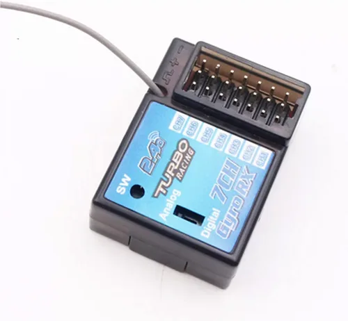 Vista 3 de 2.4GHz Digital TB-RX200 7CH Receptor para Turbo Racing V3.1 Sistema TB-TX2 Transmisor RC Coche Barco