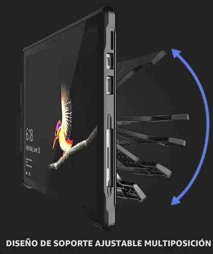Vista 2 de SUPCASE Funda para Microsoft Surface Pro 7/6/5/4/LTE (12.3") con soporte