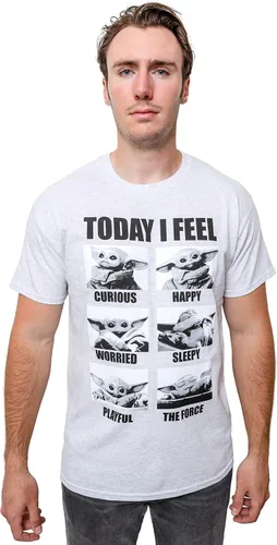 Vista 2 de STAR WARS The Mandalorian The Child Baby Yoda Today I Feel Camiseta