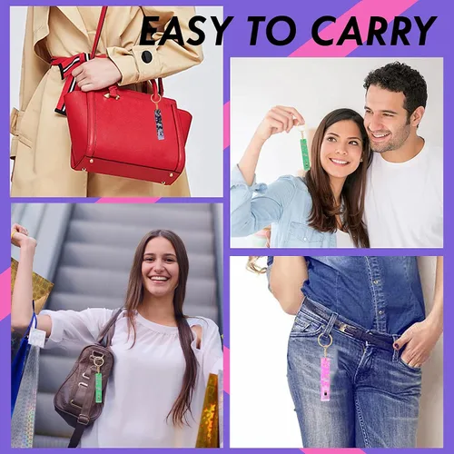 Vista 7 de Keyfans - 3 unidades de tarjetas de crédito para clavos largos, material acrílico extractor de tarjetas, clip de tarjeta para uñas largas