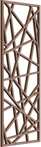 Vista 165 de Conway Paneles de pared decorativos de madera con calado, 9 3/8 pulgadas de ancho x 24 3/8 pulgadas de alto x 1/4 de alto, aliso