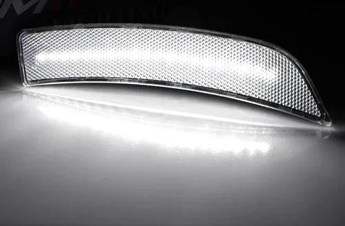 Vista 9 de iJDMTOY - Juego de luces LED blancas completas para parachoques, lentes semitransparentes, 36 SMD, compatible con Subaru BRZ 2022 en adelante