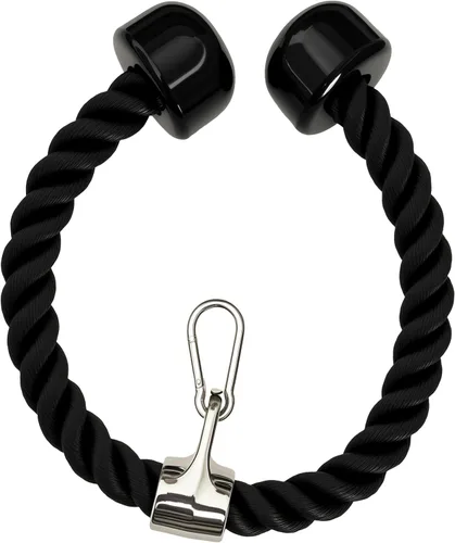 Vista 3 de Accesorios de cable de cuerda de tríceps pesados, accesorios de máquina de cable para gimnasio en casa, cuerda de tríceps de nailon para accesorios