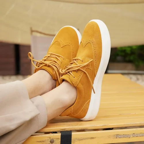 Vista 3 de Men's Orthopedic Fashion Sneakers with Arch Support Plantar Fasciitis Walking Shoes for Flat Feet, Comfortable Casual Flat Feet Orthotic Shoes for