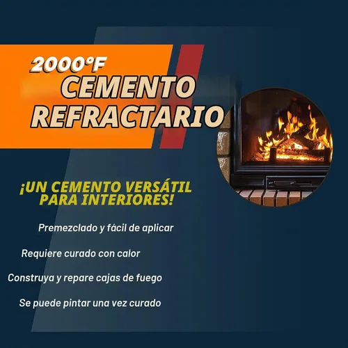 Vista 2 de Rutland 610 - Cemento refractario.