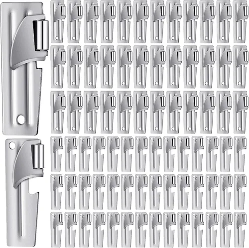 Vista 7 de Honeydak Abrelatas militares P-38 y P-51 de acero inoxidable para campamento, portátil, para supervivencia, para viajes, cocina, hombres y mujeres