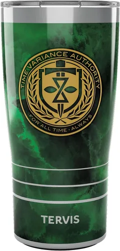Vista 3 de Tervis Traveler Traveler - Vaso aislado de triple pared con aislamiento de tres paredes Loki Green Crest mantiene las bebidas frías y calientes, 20
