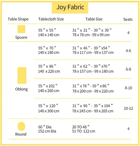 Vista 5 de Joy - Mantel textil de algodón lavable con flecos, que no se arruga para exterior e